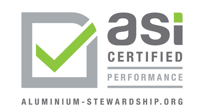 Logo for ASI Certified Performance aluminum-stewardship.org